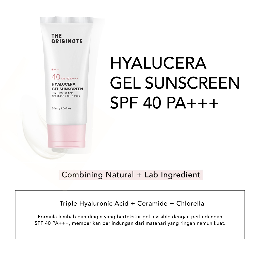 The Originote The Originote The Originote Hyalucera Gel Sunscreen SPF 40 PA+++