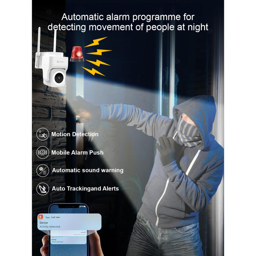 Upin Masa Depan EYESEC IP Camera Outdoor PTZ  ES07