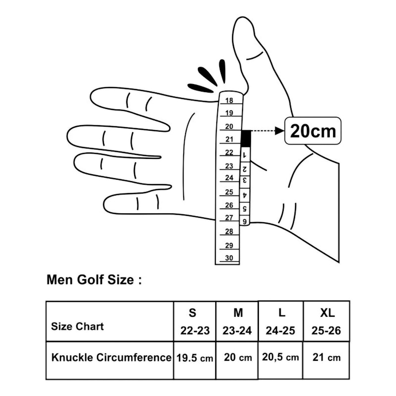 ZUNA Gloves Golf Premium Men Birdie 5
