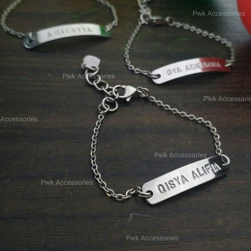 Gelang Nama Monel 2