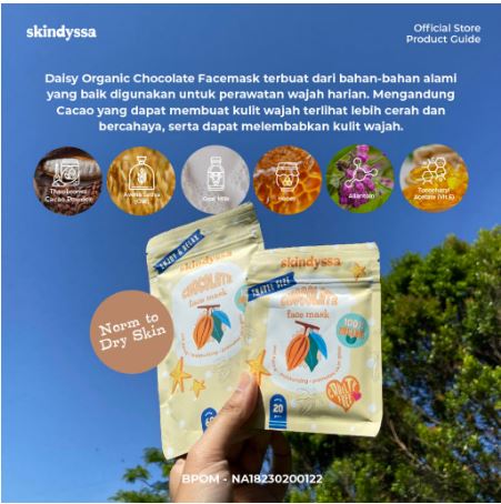 Daisy Organic Chocolate Face Mask 