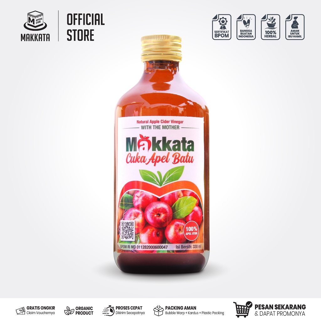 Makkata Cuka Apel Original Batu Malang