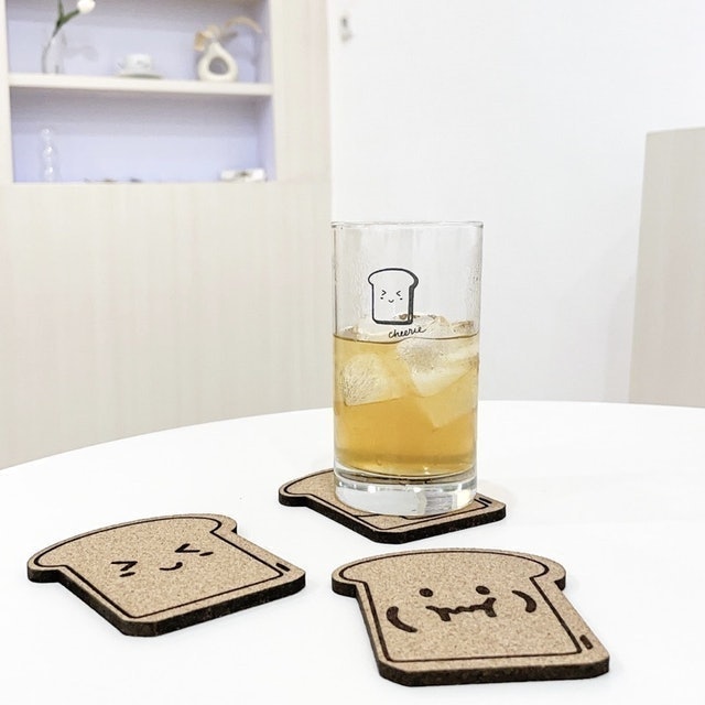 Cuppa Cork Coaster Toast Series