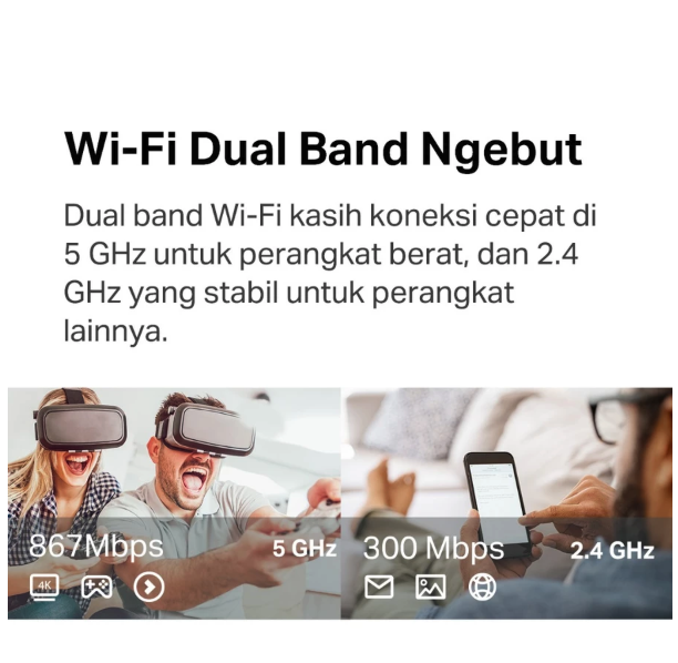 TP-LINK AC1200 Dual Band Wi-Fi Router Archer C54