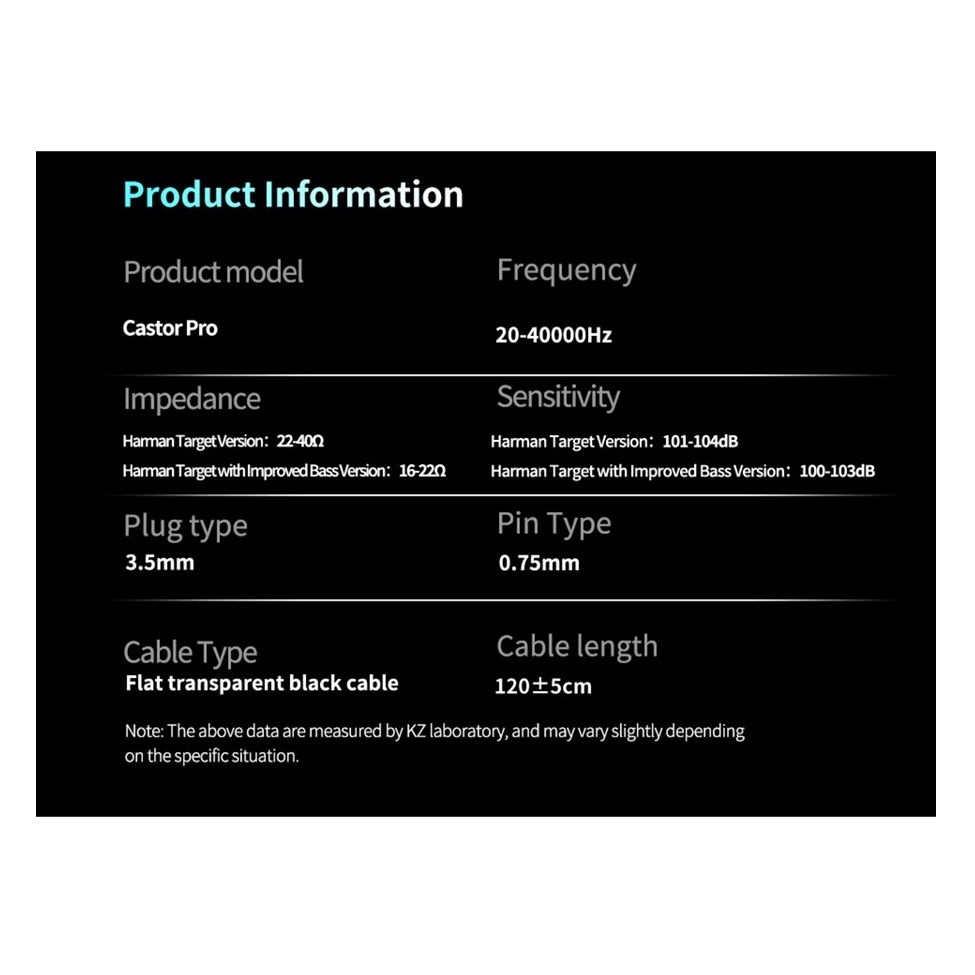 Knowledge Zenith KZ Castor Harman Ver 