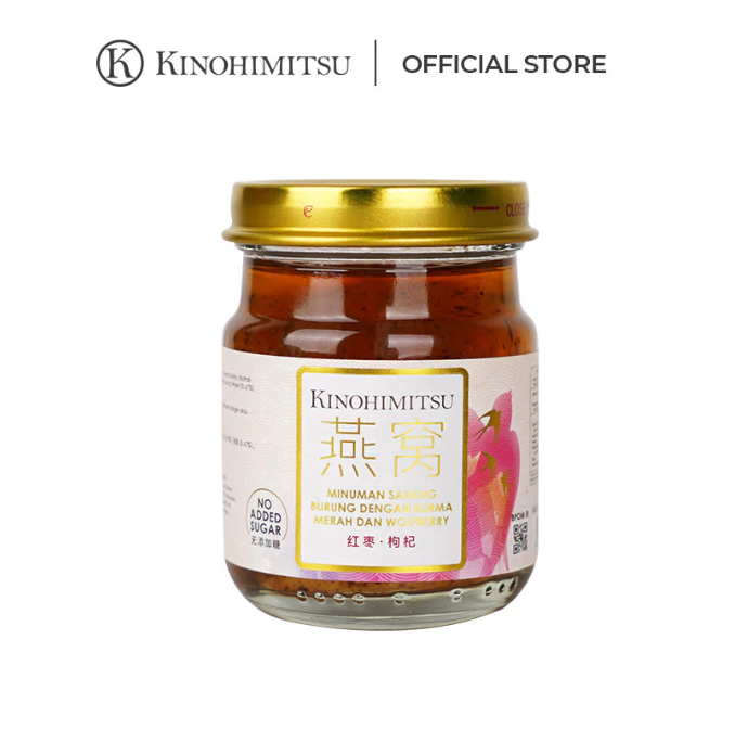 Happy Healthy Kinohimitsu Minuman Sarang Burung Walet dengan Kurma Merah dan Wolfberry