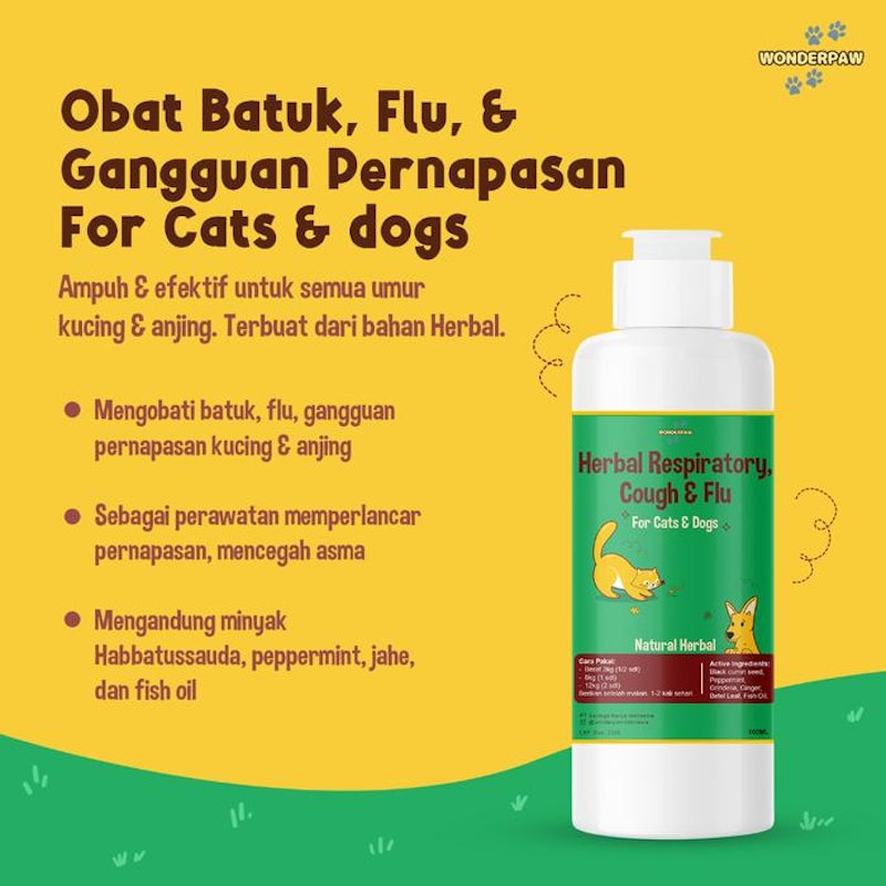 Wonderpaw Herbal Respiratory, Cough & Flu 2