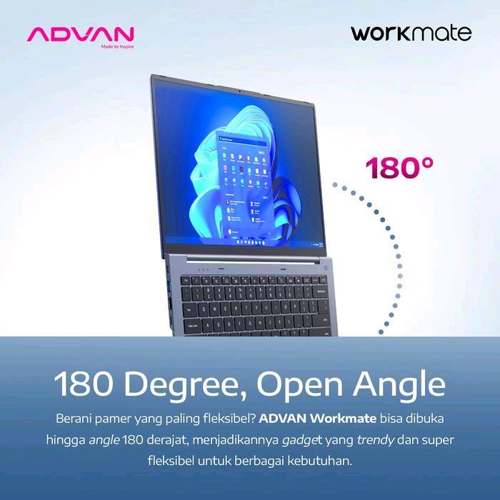 Bangga Teknologi Indonesia ADVAN Laptop WorkMate AMD Ryzen 5 3500U