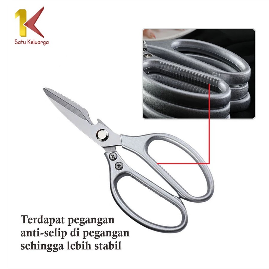 Satu Keluarga Gunting Dapur Serbaguna C976 5