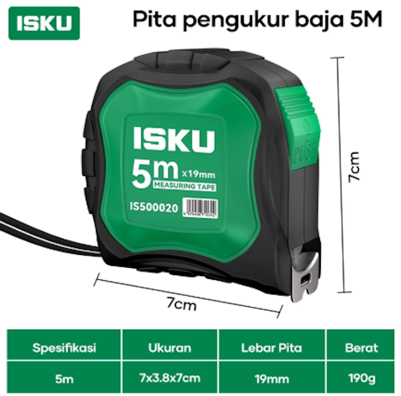 ISKU Measuring Tape 5 meter 2