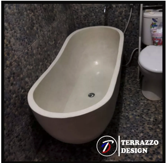 Terrazzo Design Bathtub 3