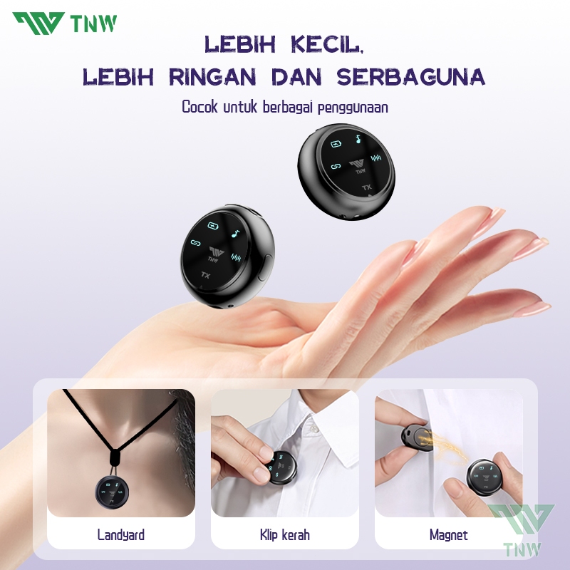 TNW Indonesia TNW 2-In-1 Wireless Microphone A37