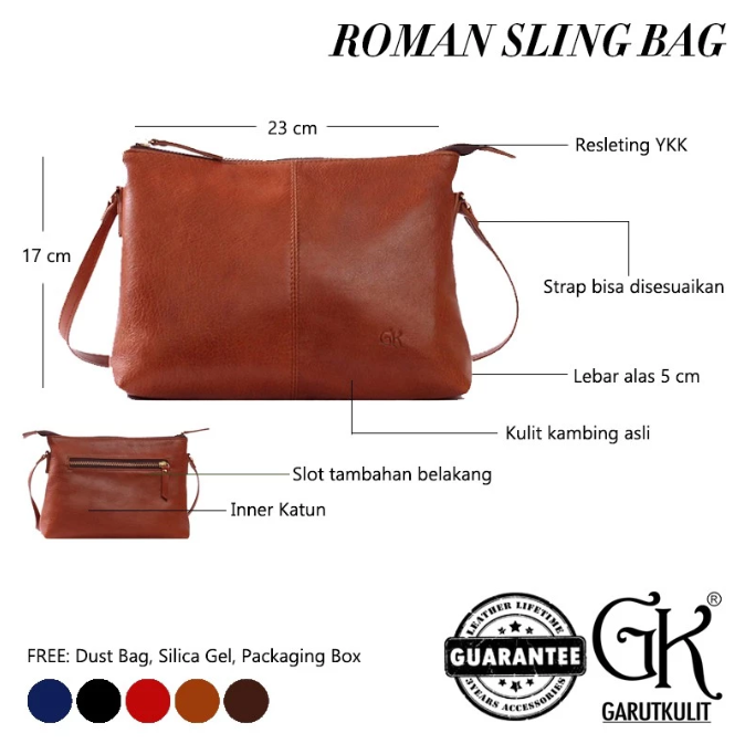 Garut Kulit Internasional  Garut Kulit GK Roman Bag