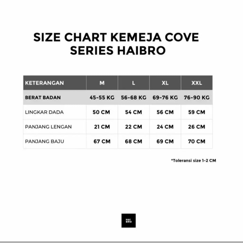 HAIBRO Kemeja Cove Series Coffe Polos 3