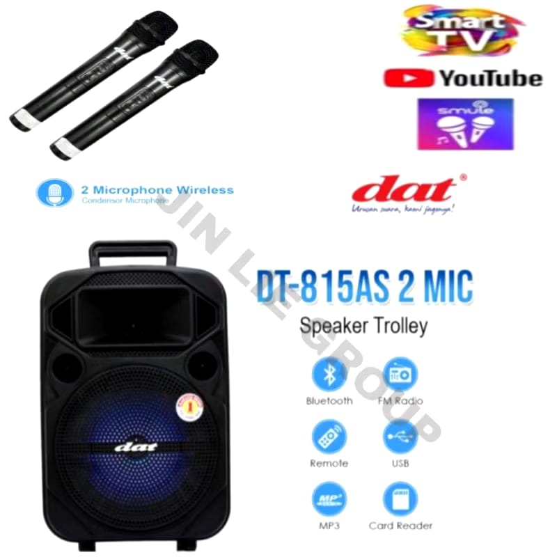 Rajasaputra Jaya Perkasa Dat Speaker Portable DT-815AS