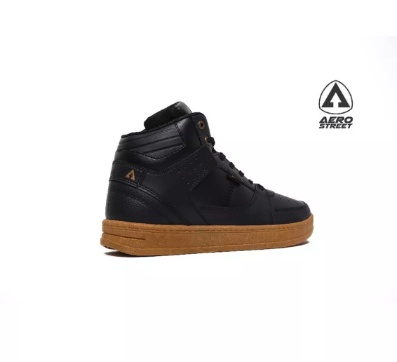 Adco Pakis Mas Aerostreet Hoops High 2.0 Hitam Hitam Gum