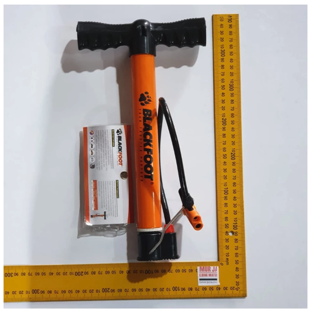 BLACKFOOT Pompa Angin Ban Sepeda Motor Mobil 25cm