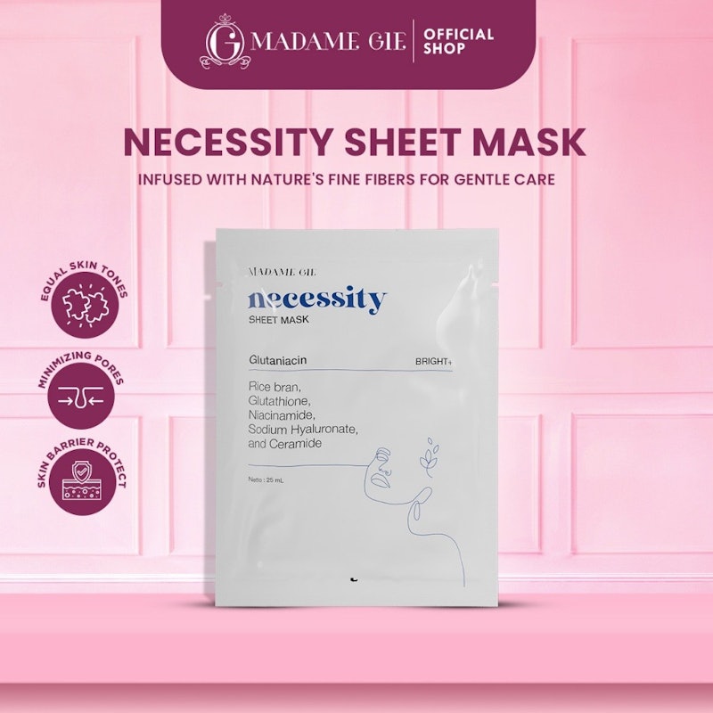 Necessity Sheet Mask Glutaniacin Bright+ 2