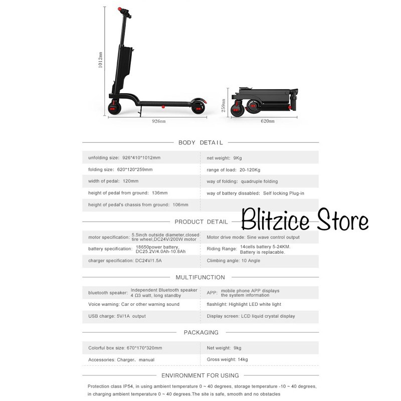  HX X6 Backpack Electric Scooter 