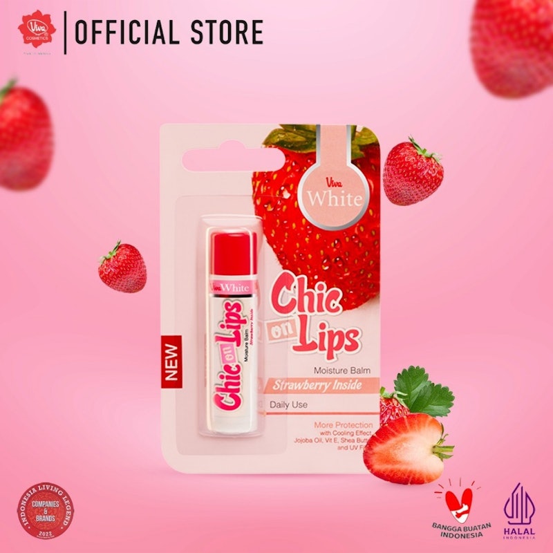 White Chic On Lips Moisture Balm Daily Use 5