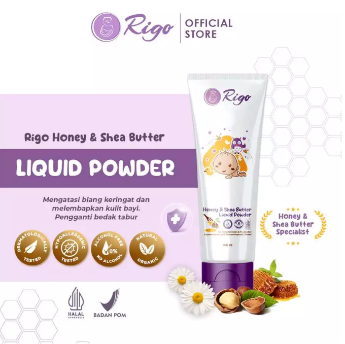 Rigo Honey & Shea Butter Liquid Powder 3