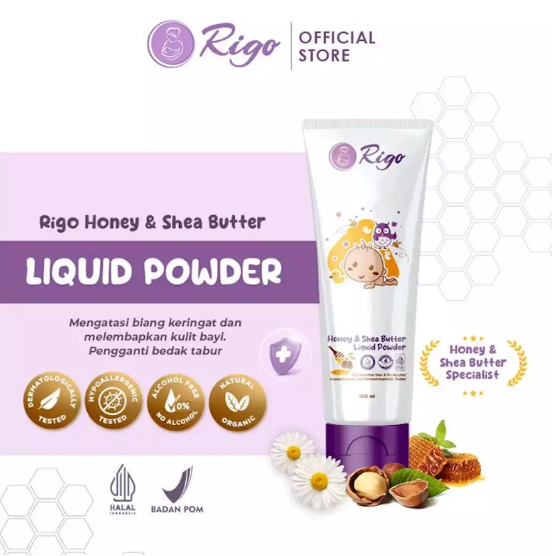Rigo Honey & Shea Butter Liquid Powder 3