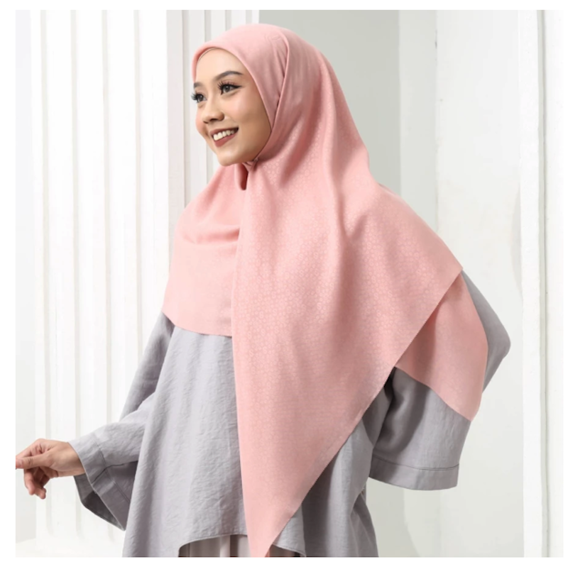 Umama Kerudung Polos Emboss Daily Monogram 4