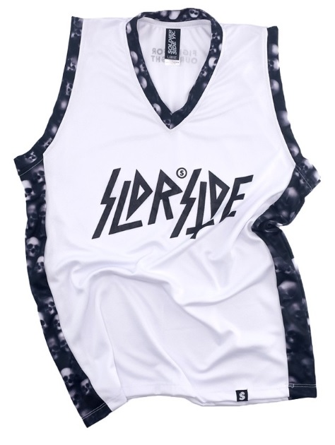 Jersey Basket White Black OURRIGHT  MB128
