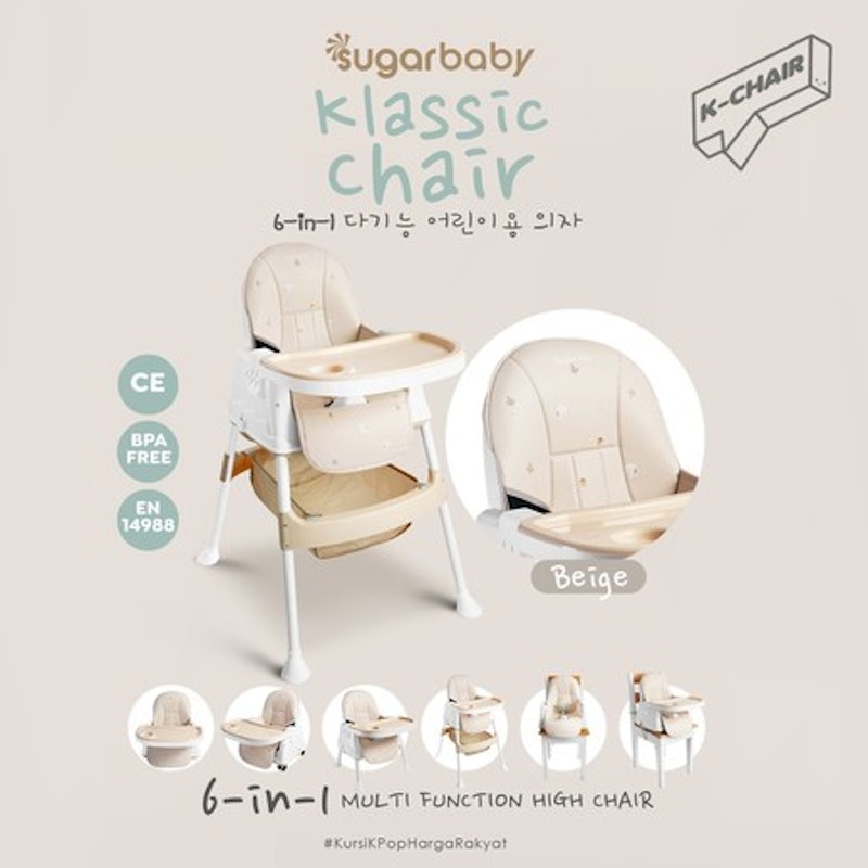 Sugarbaby K Chair 6 in 1 Multifunction High Chair 2
