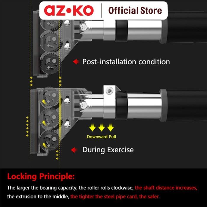 AZKO Kinetic Pull Up Bar Adjustable 3