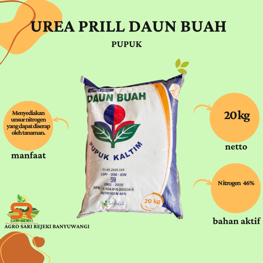 Pupuk Kalimantan Timur Urea Prill Daun Buah
