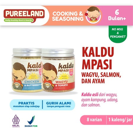 Pureeland Nutritama Prima Pureeland Kaldu MPASI Wagyu & Tomato