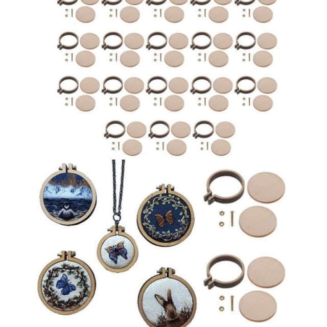 Mini Wood Embroidery Hoop 3