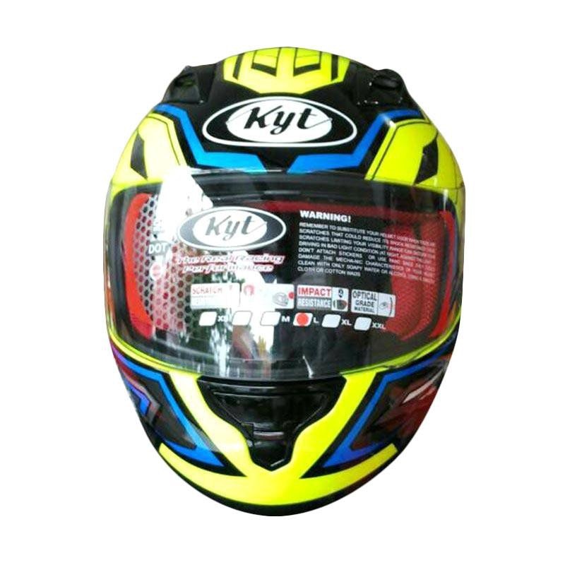KYT RC Seven #14 Yellow/Fluo/Black/Blue
