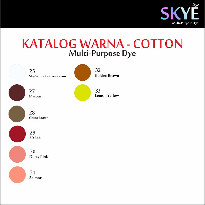 Skye Dye Multi Purpose Dye 4