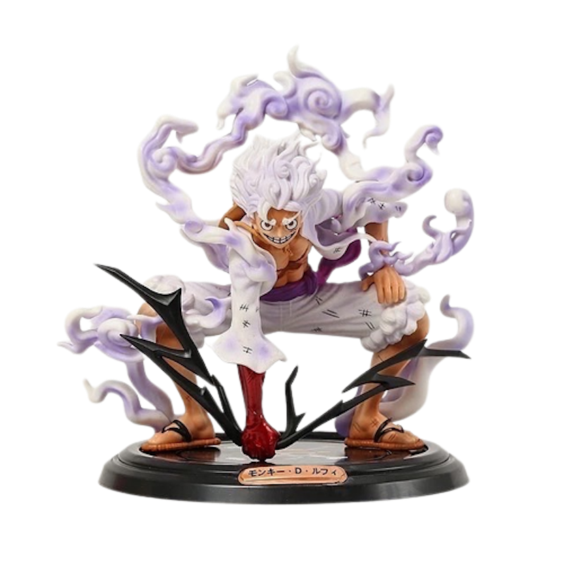 One Piece Luffy Gear 5 Sun God Nika Action Figure 1