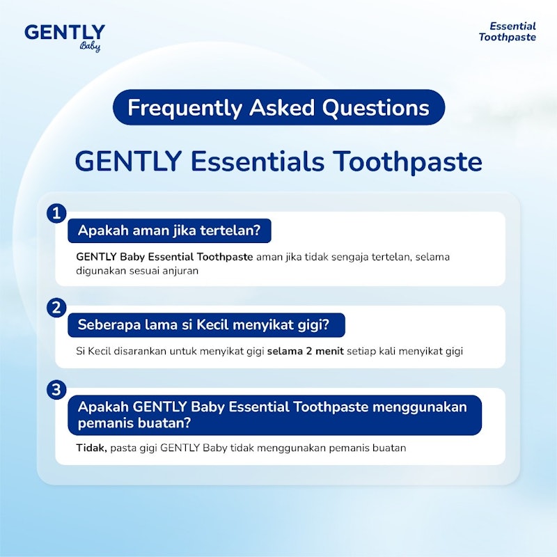 GENTLY Baby Essential Toothpaste 5