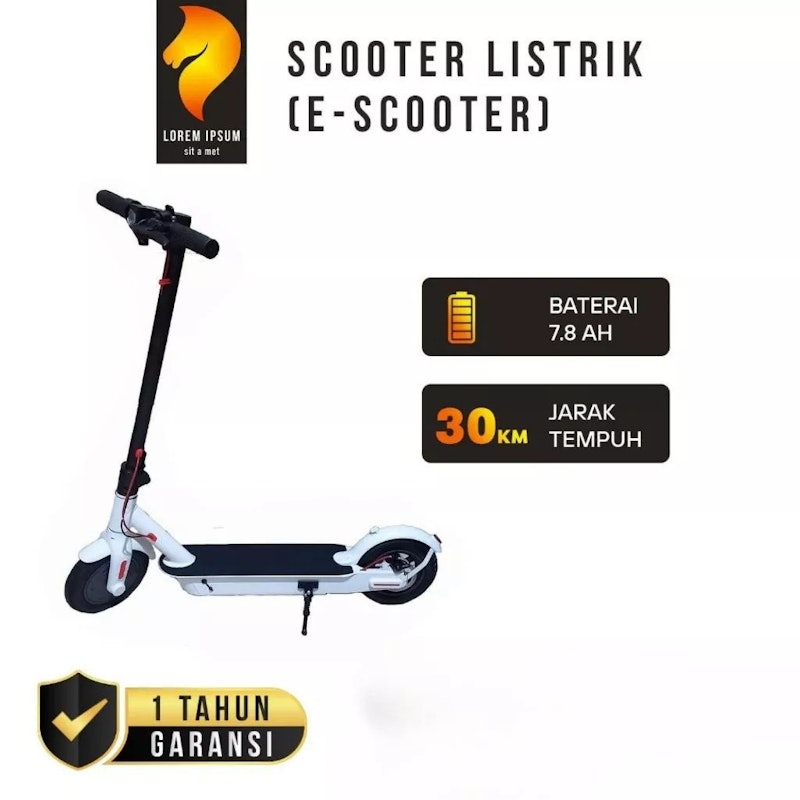 Skuter Elektrik Lipat 5