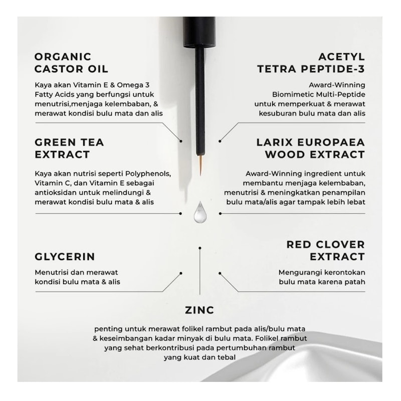 Eucalie Organic Castor Peptide Lash & Brow Booster 4