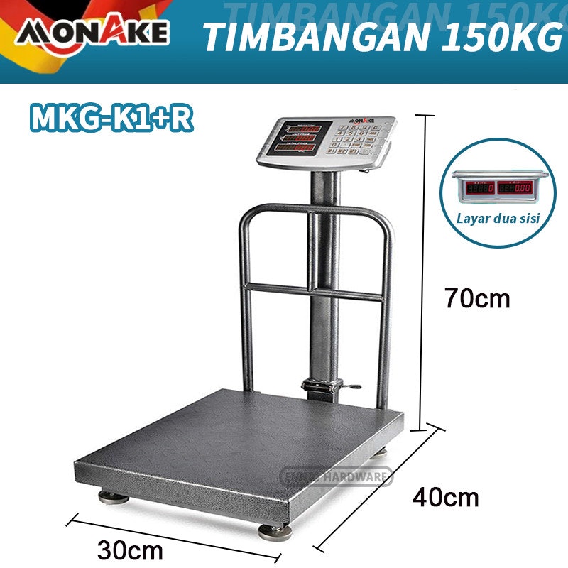 MONAKE Timbangan Duduk Digital 150 kg 2