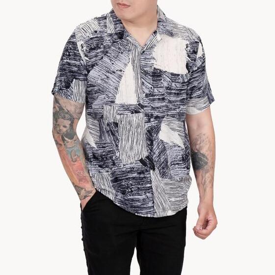  Jane Frey Clothing Kemeja Lengan Pendek Pria Freypv 8158