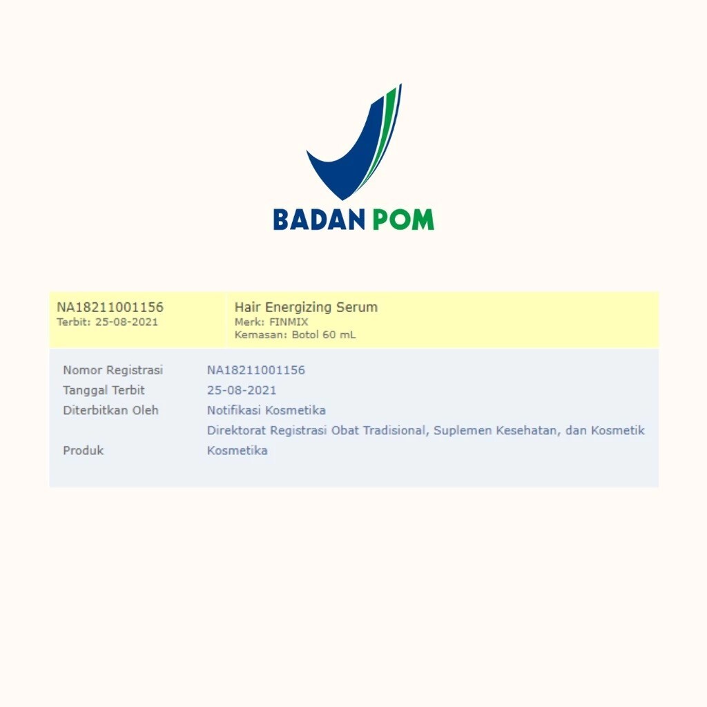 Revolusi Diri Optimal Finmix Hair Energizing Serum