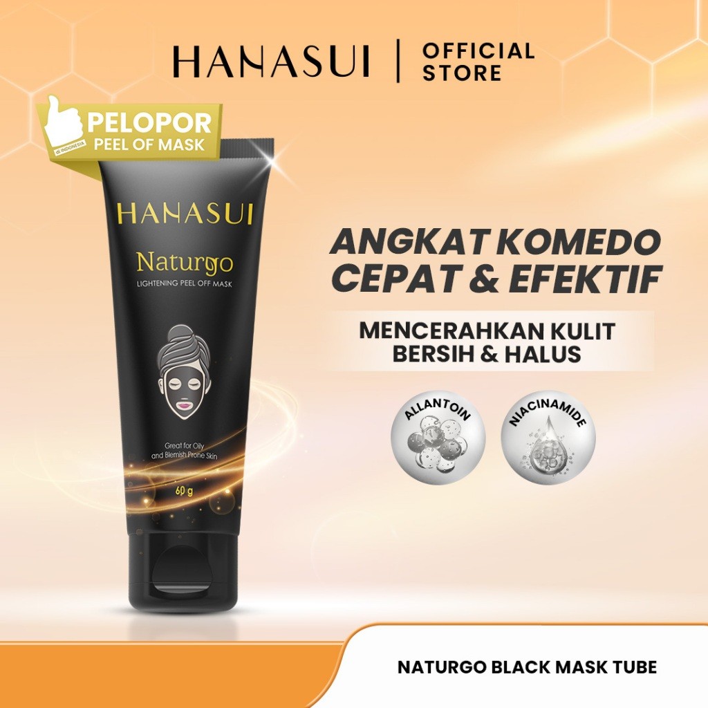 Eka Jaya Internasional Hanasui Naturgo Lightening Peel Off Mask