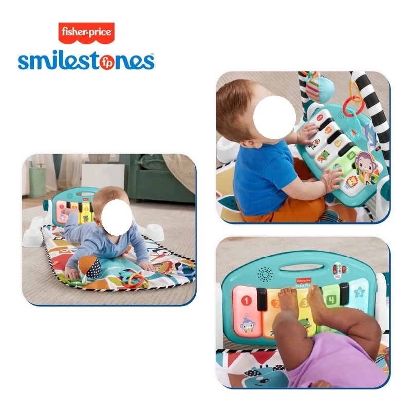 Fisher-Price Glow and Grow Kick & Play Piano Baby Gym 4