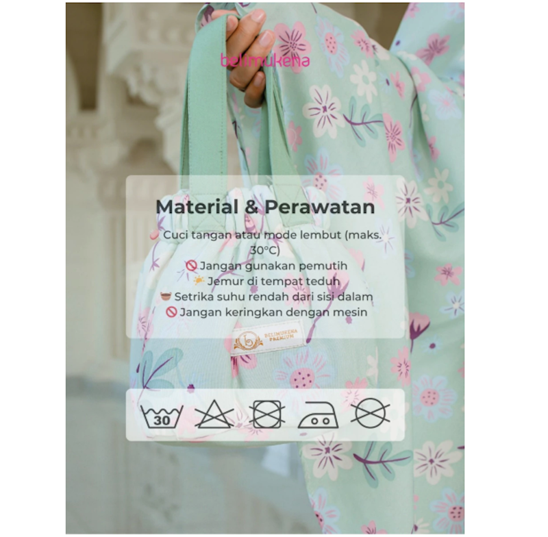 BeliMukena Mukena Rayon Dewasa Motif Hazel 4