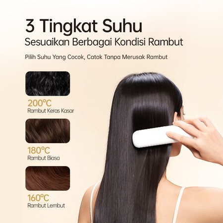 Century Technology Indonesia SOSEKI Prota Hair Straightener Cordless SSP-ZFS01ID