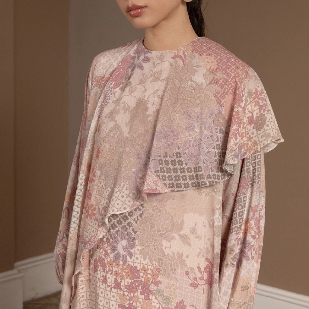 Modefarbe HijabChic Sarra Peach Dress 