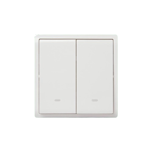 Schneider Electric Pieno Sakelar Lampu 2 Gang 1 Arah ｜ E8232L1F_WE_G3