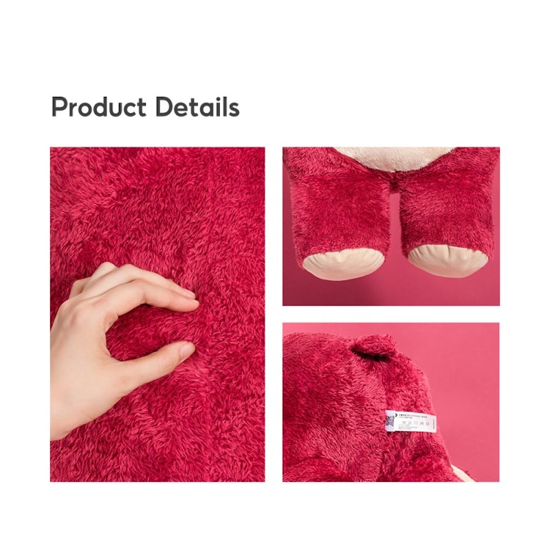 Miniso Toy Story Lotso Bear Strawberry Plush Toy 2