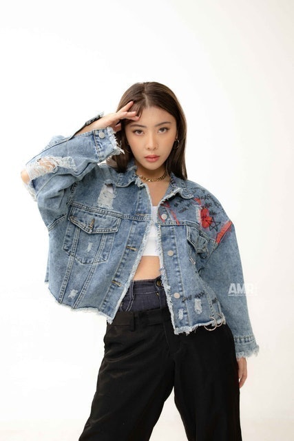 Blue Denim Ripped - Pouce 296